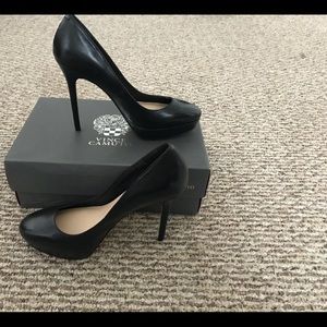 Vince Camuto Black Platform Stilettos